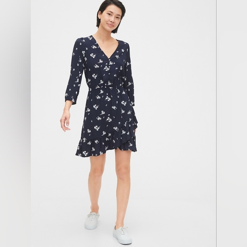 Floral Navy Dress